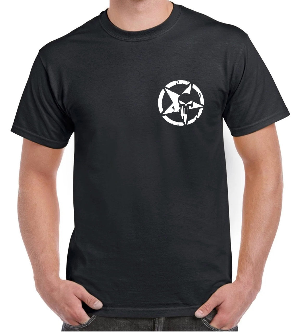 Show off your fearless side with this Punisher shirt