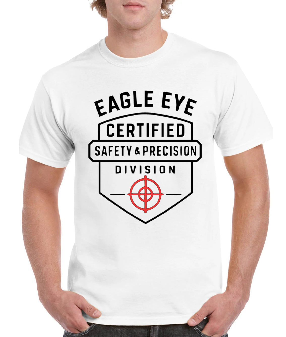 Get ready to turn heads with the Eagle Eye Certified Safety Precision t-shirt!